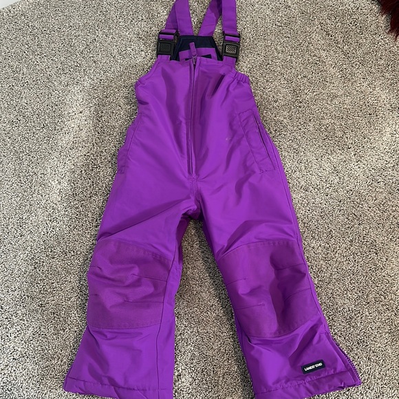 Lands End Squall snow bib 2T - Picture 1 of 4